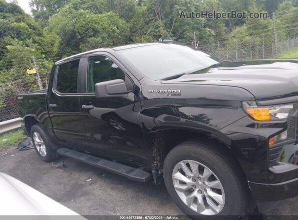 1GCPDBEKXNZ549264 2022 CHEVROLET SILVERADO Черный Вид задней части салона