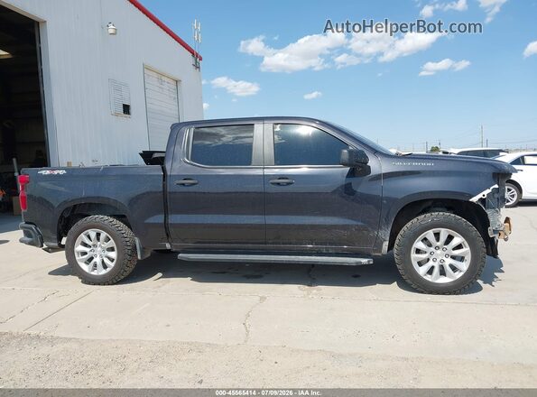 1GCPDBEKXNZ619765 2022 CHEVROLET SILVERADO Black Սալոնի 360 աստիճան տեսք