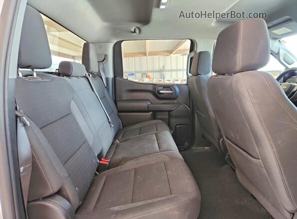 1GCPDBEKXPZ280699 2023 CHEVROLET SILVERADO White უკანა სავარძლების ხედი