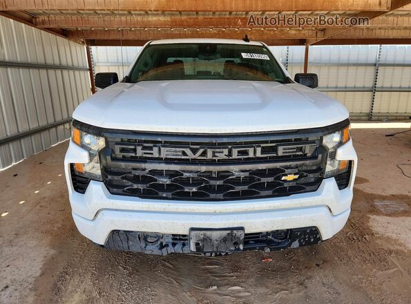 1GCPDBEKXPZ280699 2023 CHEVROLET SILVERADO White წინა ხედი