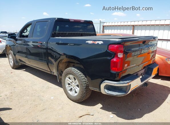 1GCPDDEK2PZ298321 2023 CHEVROLET SILVERADO Black უკანა მარცხენა