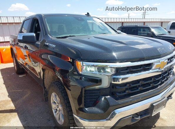 1GCPDDEK2PZ298321 2023 CHEVROLET SILVERADO Black უკანა სალონის ხედი
