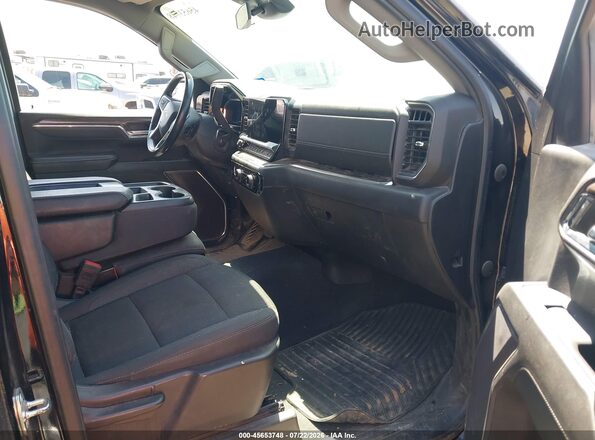 1GCPDDEK2PZ298321 2023 CHEVROLET SILVERADO Black წინა სალონის ხედი