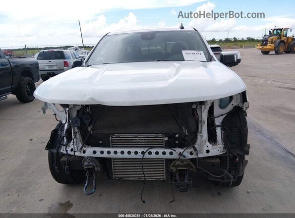 1GCPDDEK3PZ306698 2023 CHEVROLET SILVERADO White Widok zestawu wskaźników