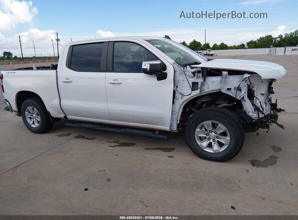 1GCPDDEK3PZ306698 2023 CHEVROLET SILVERADO White Widok wnętrza z tyłu
