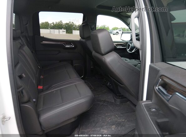 1GCPDDEK3PZ306698 2023 CHEVROLET SILVERADO White Widok naklejki z numerem VIN
