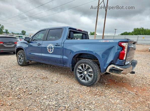 1GCPDDEK5RZ281127 2024 CHEVROLET SILVERADO Blue Հետևի ձախ