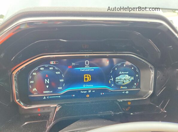 1GCPDDEK5RZ281127 2024 CHEVROLET SILVERADO Blue Սարքավորումների վահանակի տեսք