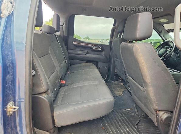 1GCPDDEK5RZ281127 2024 CHEVROLET SILVERADO Blue Հետևի նստատեղերի տեսք