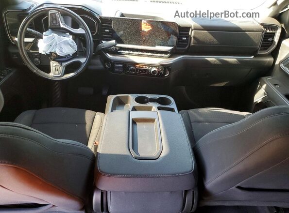 1GCPDDEK6PZ226988 2023 CHEVROLET SILVERADO Gray Widok deski rozdzielczej