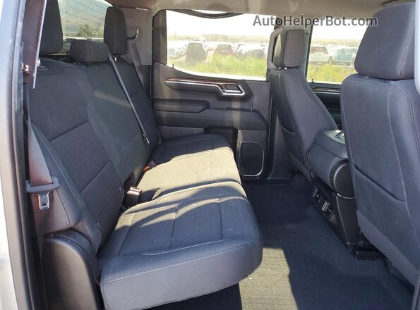 1GCPDDEK6PZ226988 2023 CHEVROLET SILVERADO Gray Widok tylnych siedzeń