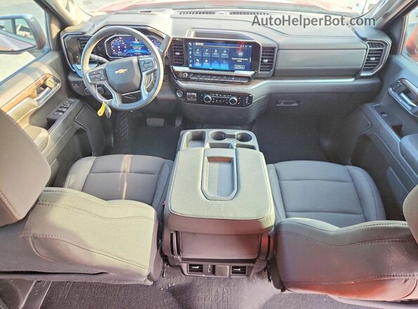 1GCPDDEK6RZ294761 2024 CHEVROLET SILVERADO Red წინა პანელის ხედი