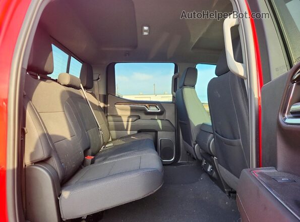 1GCPDDEK6RZ294761 2024 CHEVROLET SILVERADO Red უკანა სავარძლების ხედი