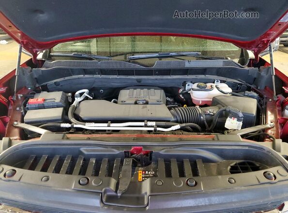 1GCPDDEKXRZ222574 2024 CHEVROLET SILVERADO Red უკანა სალონის ხედი