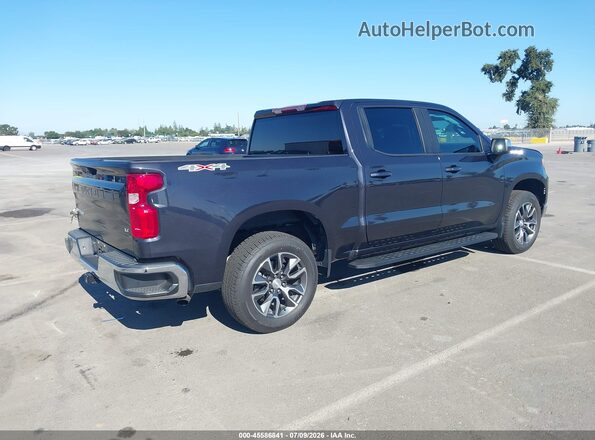 1GCPDKEK0NZ619077 2022 CHEVROLET SILVERADO Black Rear right