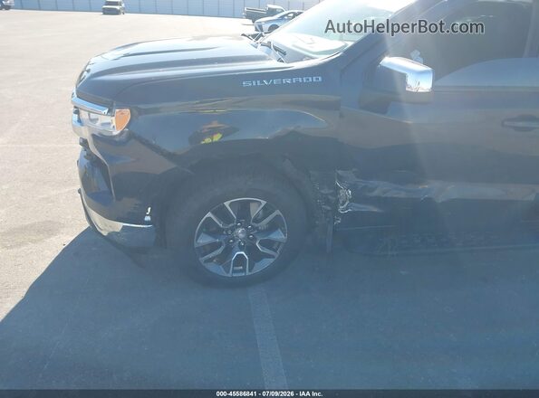 1GCPDKEK0NZ619077 2022 CHEVROLET SILVERADO Black Front view