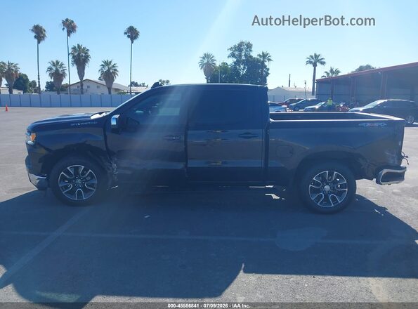1GCPDKEK0NZ619077 2022 CHEVROLET SILVERADO Black 