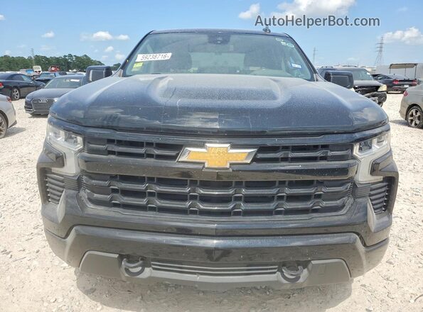 1GCPDKEK2NZ629805 2022 CHEVROLET SILVERADO Black Widok z przodu