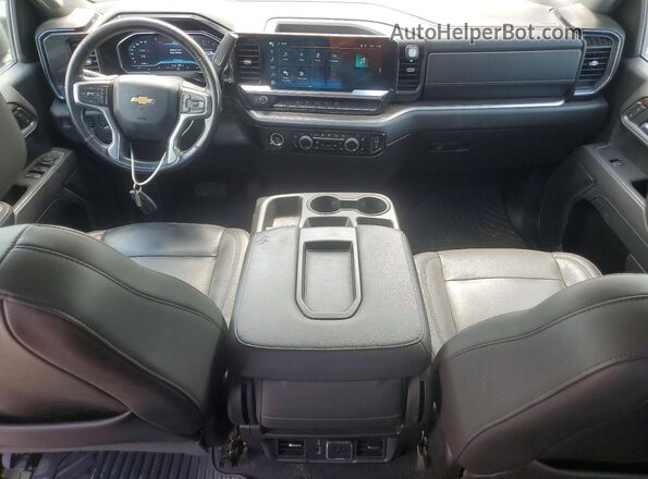1GCPDKEK2NZ629805 2022 CHEVROLET SILVERADO Black Widok deski rozdzielczej