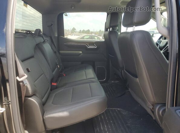 1GCPDKEK2NZ629805 2022 CHEVROLET SILVERADO Black Widok tylnych siedzeń