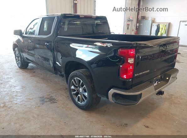 1GCPDKEK2PZ224448 2023 CHEVROLET SILVERADO Black უკანა მარცხენა