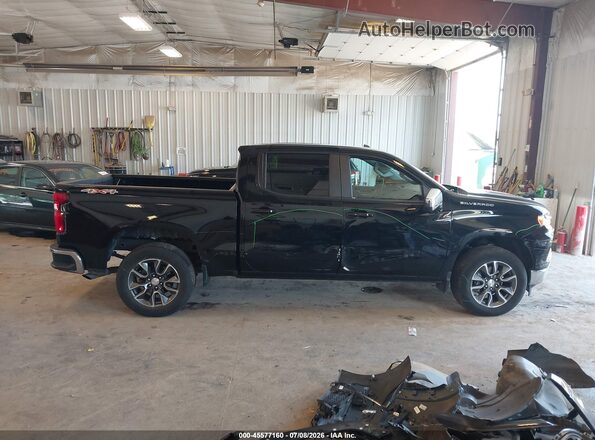 1GCPDKEK2PZ224448 2023 CHEVROLET SILVERADO Black უკანა სალონის ხედი