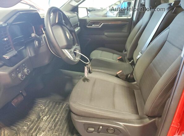 1GCPDKEK2RZ137331 2024 CHEVROLET SILVERADO Red Widok wnętrza z przodu