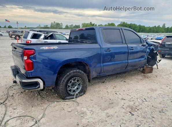 1GCPDKEK3PZ129638 2023 CHEVROLET SILVERADO Blue უკანა მარჯვენა