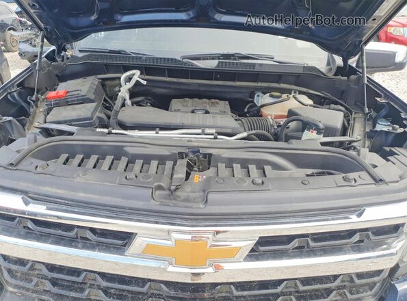 1GCPDKEK3PZ129638 2023 CHEVROLET SILVERADO Blue უკანა სალონის ხედი