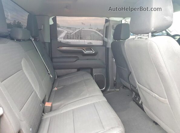 1GCPDKEK3PZ129638 2023 CHEVROLET SILVERADO Blue უკანა სავარძლების ხედი