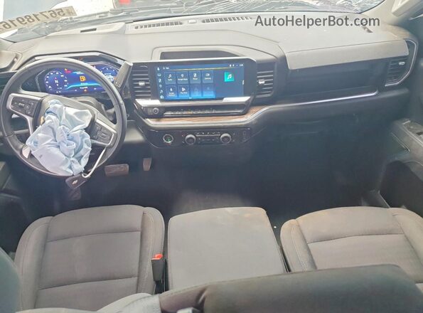 1GCPDKEK3PZ129638 2023 CHEVROLET SILVERADO Blue წინა პანელის ხედი