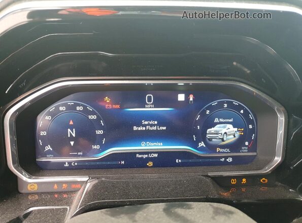 1GCPDKEK3PZ129638 2023 CHEVROLET SILVERADO Blue ხელსაწყოთა პანელის ხედი
