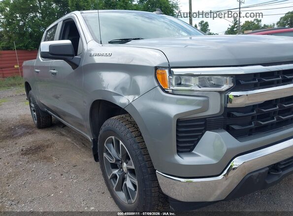 1GCPDKEK3PZ323862 2023 CHEVROLET SILVERADO Серый Вид спереди