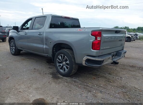 1GCPDKEK3PZ323862 2023 CHEVROLET SILVERADO Серый Задняя левая четверть