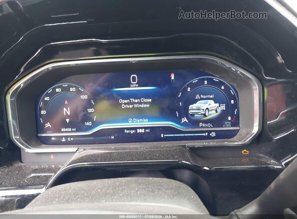 1GCPDKEK3PZ323862 2023 CHEVROLET SILVERADO Серый Вид задних сидений