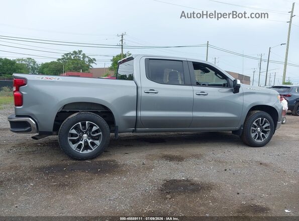 1GCPDKEK3PZ323862 2023 CHEVROLET SILVERADO Серый Вид задней части салона