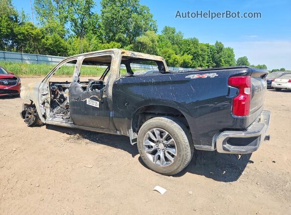 1GCPDKEK3RZ353303 2024 CHEVROLET SILVERADO Черный Задняя левая четверть
