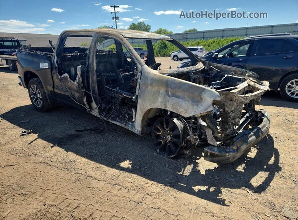1GCPDKEK3RZ353303 2024 CHEVROLET SILVERADO Черный Передняя правая четверть