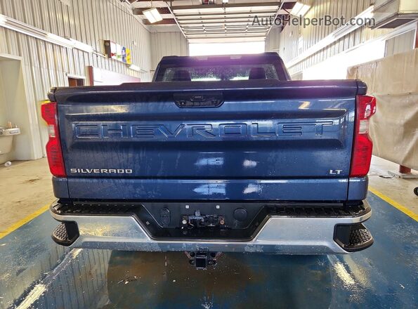 1GCPDKEK5PZ101422 2023 CHEVROLET SILVERADO Blue Вид ззаду