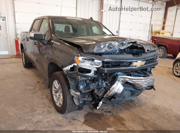 1GCPDKEK5PZ184592 2023 CHEVROLET SILVERADO Black წინა ხედი
