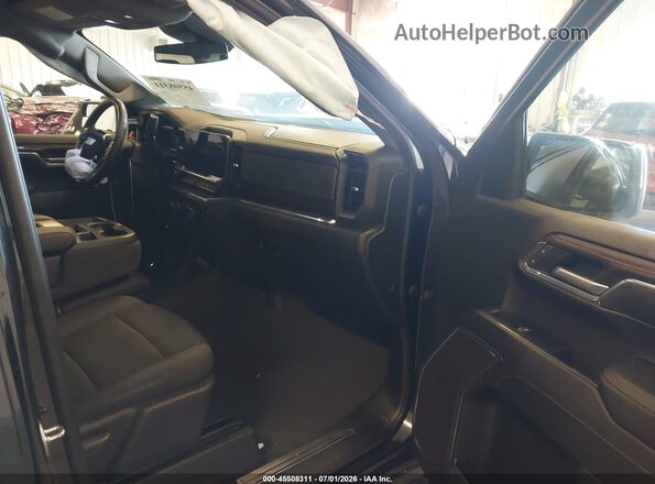 1GCPDKEK5PZ184592 2023 CHEVROLET SILVERADO Black წინა სალონის ხედი