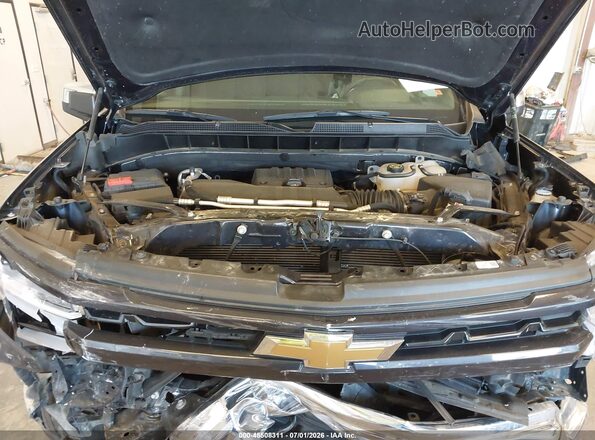 1GCPDKEK5PZ184592 2023 CHEVROLET SILVERADO Black უკანა ხედი