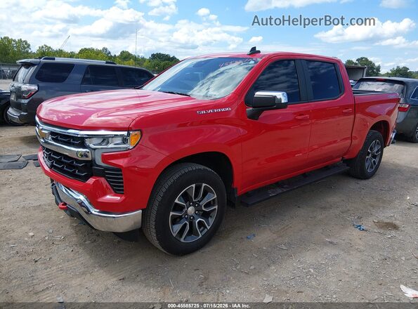 1GCPDKEK6PZ158843 2023 CHEVROLET SILVERADO Red Przód lewy