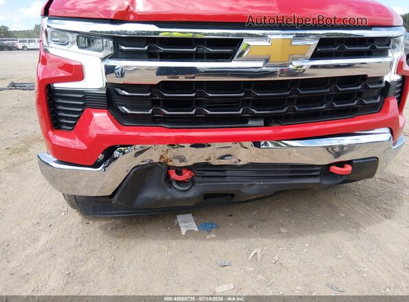 1GCPDKEK6PZ158843 2023 CHEVROLET SILVERADO Red Widok z przodu