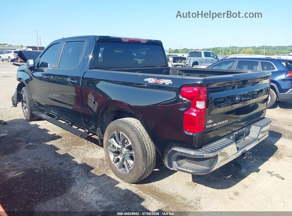 1GCPDKEK6RZ236749 2024 CHEVROLET SILVERADO Черный Задняя левая четверть