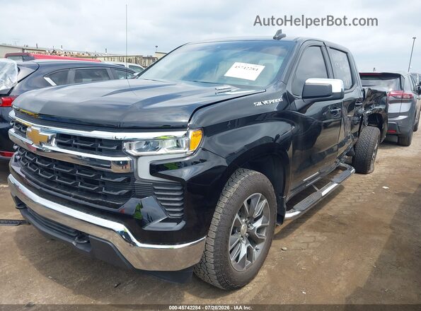 1GCPDKEK9RZ374768 2024 CHEVROLET SILVERADO Black Передня ліва чверть