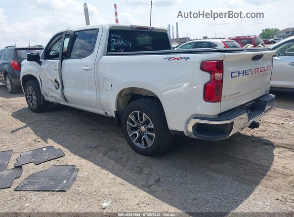 1GCPDKEKXNZ553640 2022 CHEVROLET SILVERADO White Tył lewy