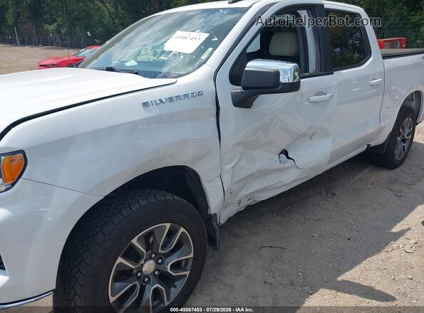 1GCPDKEKXNZ553640 2022 CHEVROLET SILVERADO White Widok z przodu