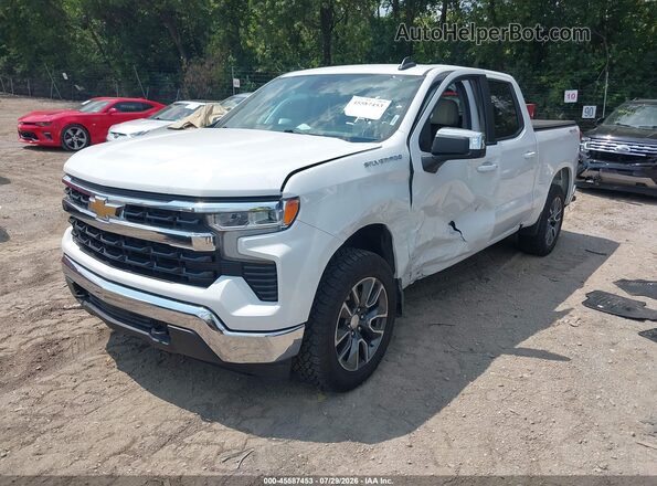 1GCPDKEKXNZ553640 2022 CHEVROLET SILVERADO White Przód lewy