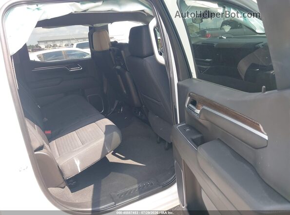 1GCPDKEKXNZ553640 2022 CHEVROLET SILVERADO White Widok naklejki z numerem VIN